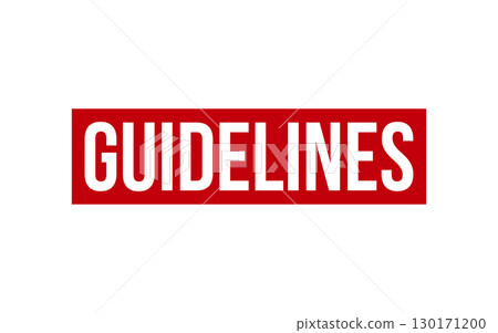Guidelines Rubber Stamp Seal Vector 130171200