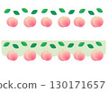 Peach ornament pattern 130171657
