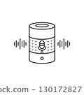 Smart speaker illustration 130172827