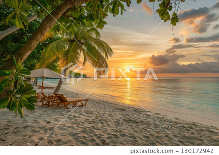 Tropical Summer sea Landscape with Sun Rays and Bokeh Generative AI Tropical Summer sea Landscape with Sun Rays and Bokeh Generative AI 130172942