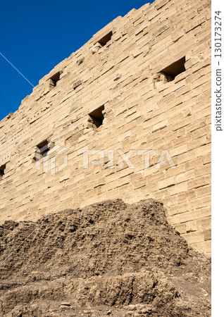 Ancient ruins of Karnak Temple in Luxor, Egypt 130173274