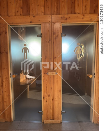 Sauna room 130173426