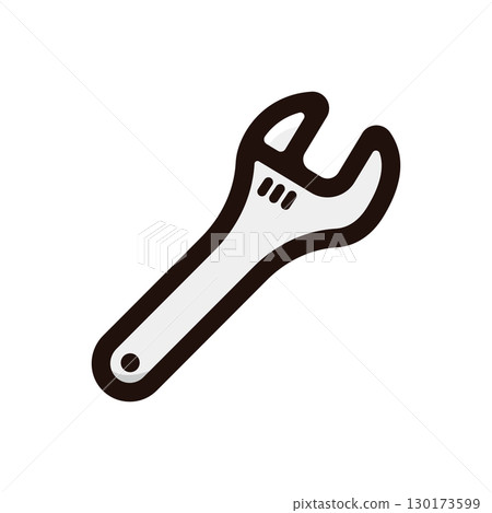 猴子扳手插圖圖示（工具，工具，工具材料） 130173599