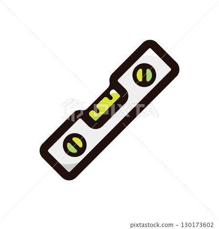 Level, spirit level illustration icon (tool, tool, tool material) Level, spirit level illustration icon (tool, tool, tool material) 130173602