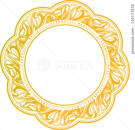 Dynasty-style gold luxurious antique vintage frame decorative material Dynasty-style gold luxurious antique vintage frame decorative material 130173816