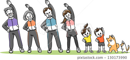 兩代人一起鍛煉 130173990