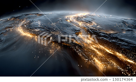 A futuristic satellite collecting climate data from Earth with glowing interface overlays. Perfect for science, tech, and environmental awareness content. A futuristic satellite collecting climate data from Earth with glowing interface overlays. Perfect for science, tech, and environmental awareness content. 130174364