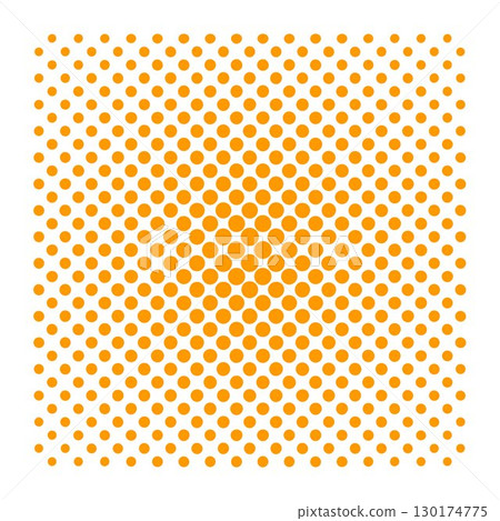 半色調圓點素材插畫背景橙黃色橘子向量PNG透明背景 130174775