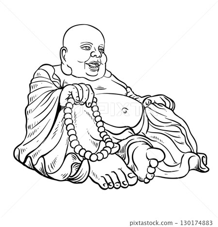 Fat Belly Buddha Illustrations Vectors Fat Belly Buddha Illustrations Vectors 130174883