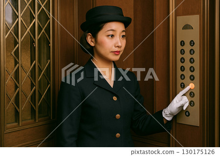 昭和時代場景：電梯女孩 130175126