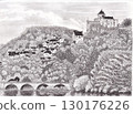 cliff-top fortress cliff-top fortress 130176226