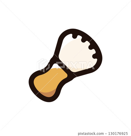 Shaving brush illustration icon (styling, barber shop, barber shop material) Shaving brush illustration icon (styling, barber shop, barber shop material) 130176925