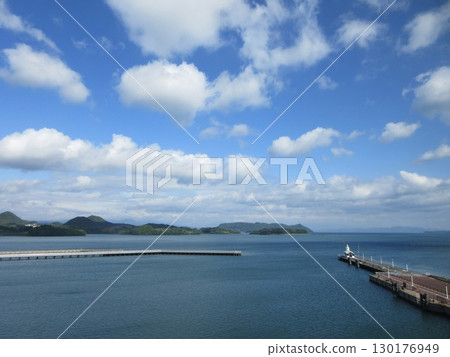 View from the port of Nagasaki 130176949