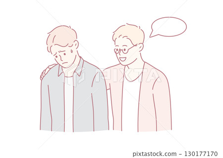 Empathy, understanding and helping concept Empathy, understanding and helping concept 130177170