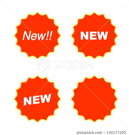 NEW Mark New Product Icon Set Sticker NEW Mark New Product Icon Set Sticker 130177205
