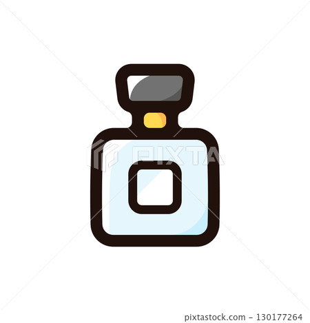 香水插圖圖示（化妝品、造型、時尚素材） 130177264