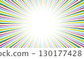 Colorful manga focus lines PNG graphic material American comic style 130177428