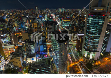 大阪夜景：梅田城市景觀 130177673