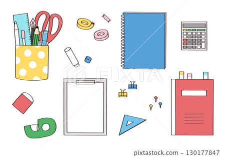 文具插圖集 文具插圖集 130177847
