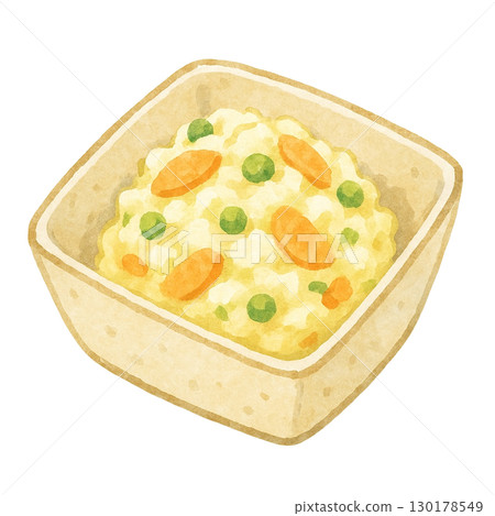 [配菜]馬鈴薯沙拉插畫 130178549