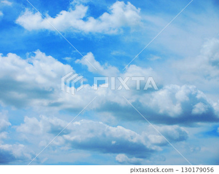 Various scenes of midsummer blue skies 130179056