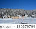Winter scenery of Ikegahara countryside, Ojiya City, Niigata Prefecture 130179794