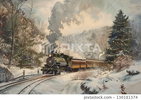 Wintertime Express Charming Vintage Train Journeys Through Snowy Woodlands in Full Steam Wintertime Express Charming Vintage Train Journeys Through Snowy Woodlands in Full Steam 130181374