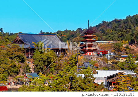 [廣島縣] 秋日紅葉的宮島（嚴島神社） 130182195