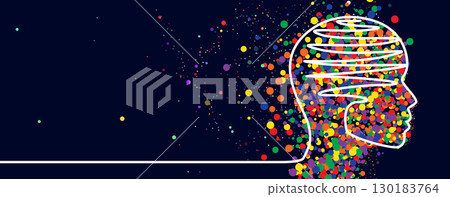 Abstract network and artificial intelligence background Abstract network and artificial intelligence background 130183764