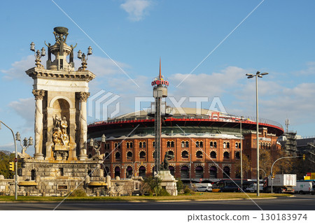 西班牙廣場和前鬥牛場購物中心（巴塞隆納競技場），西班牙巴塞隆納 130183974