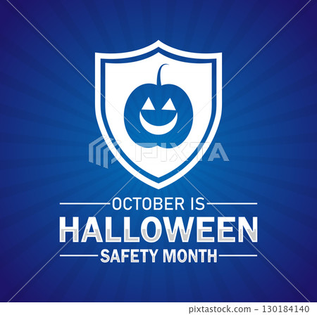 October is Halloween Safety Month 130184140