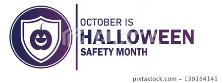 October is Halloween Safety Month 130184141