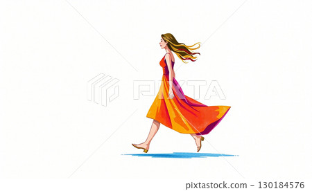 穿紅衣服的女人 穿紅衣服的女人 130184576