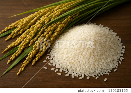 Rice panicle and rice 130185165