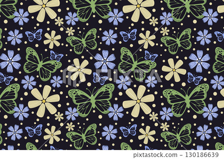 Flower pattern 130186639