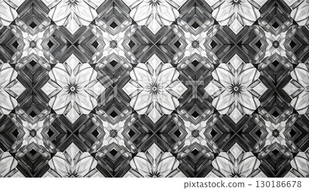 Simple background of monochrome tartan check pattern Simple background of monochrome tartan check pattern 130186678