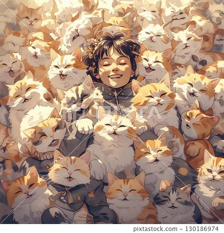 被貓覆蓋 被貓覆蓋 130186974