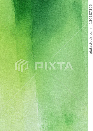 Vibrant green watercolor texture 130187396