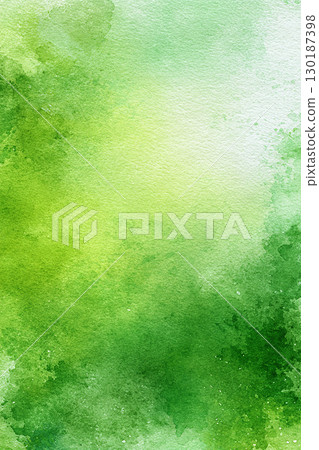 Green gradient watercolor background 130187398
