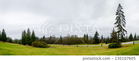 Burnaby Mountain Park in Burnaby, Vancouver, BC, Canada 130187605