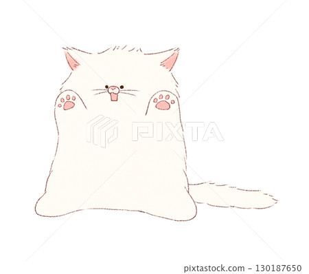 小貓站起來威脅 130187650