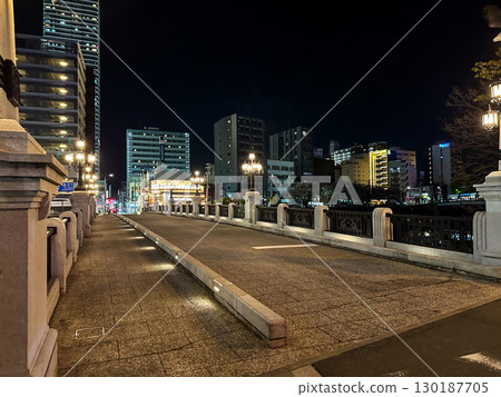 Night view of Enko Bridge in Hiroshima 130187705