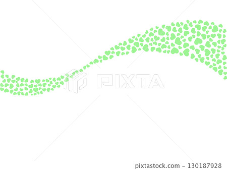 心形圖案背景綠色純色心 130187928