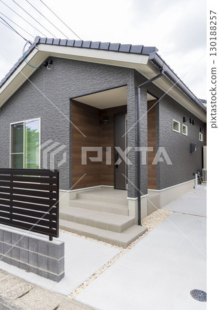 Image of new construction, new housing, entrance approach 130188257