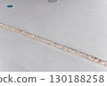 Parking lot concrete joint gravel joint 130188258