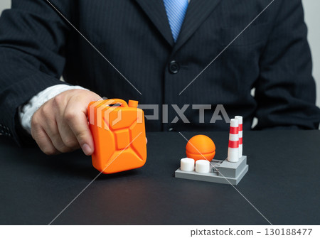 Refineries and fuel production. Gasoline, kerosene, diesel or jet fuel. Chemical industry, petrochemical plants, energy production, crude oil processing 130188477