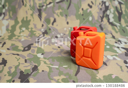 Logistics and fuel supply for military structures and the army, defense transportation, wartime supply chain, armored vehicles support, strategic resources 130188486