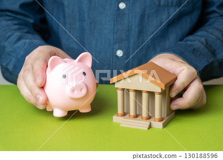 Opening a bank account for savings. Open a deposit, open a savings account, personal finance, money management, financial planning, secure deposits, wealth growth 130188596