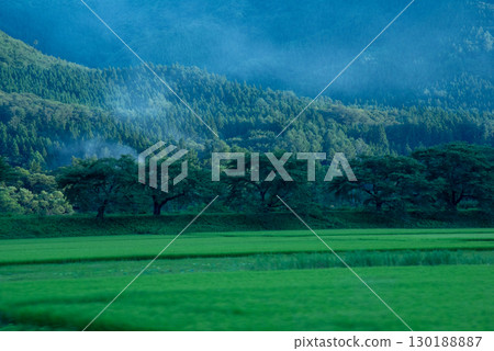 mountains and countryside 130188887