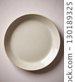 white plate on white background 130189325